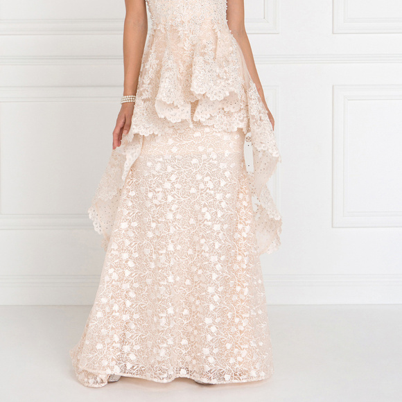 Cute Long Dresses with Sheer Back GL1584 - Picture 4 of 4